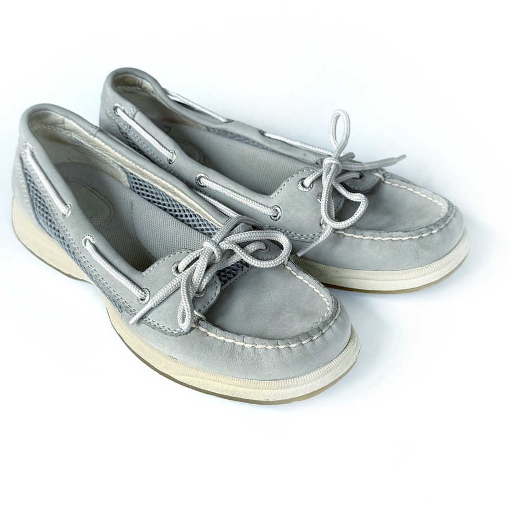 Sperry Gray Boat Shoes